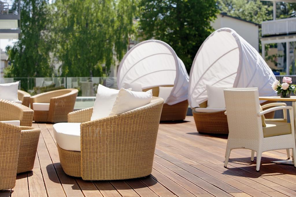 Steigenberger Grandhotel & Spa Heringsdorf Εξωτερικό φωτογραφία Outdoor furniture